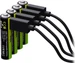 Verico Li-Ion USB-C Micro AAA-Akku 1.5V 900mWh 600mAh ladbar per USB