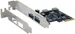 Exsys GmbH USB 3.2 Gen 1 PCIe Karte mit 2 Ports, 3A (Renesas)