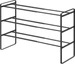 Yamazaki 3-stöckiges ausziehbares Schuhregal FRAME