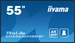 iiyama 55" 3840x2160, UHD IPS panel, Haze 1%, 8
