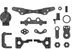 Tamiya DT-04 B Parts (Uprights)