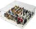 iDisplayit Acryl-Display für LEGO® Minifguren für eine 32x32 Platte (Mit weissem Boden)