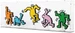 iDisplayit Acryl-Display für LEGO® 31216 Keith Haring – Tanzende Figuren (Mit schwarzem Boden)
