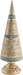 Lene Bjerre Weihnachtsbaum Alana 20.5 cm, Gold / Grau, Motiv