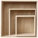 Creativ Company Holzksten-Set Quadrat