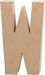 Creativ Company Papp-Buchstabe W 20.3 cm