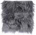 Chic Antique Pelzimitat 40 x 40 cm, Grau