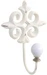Chic Antique Wandhaken Antique 13 x 8.5 x 6 cm, Weiss