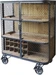 Chic Antique Bartrolley 49.5 cm x 116.5 cm, Nature/Schwarz