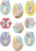 Creativ Company Sticker 3D, Mehrfarbig