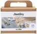 Creativ Company Schmuck Bastelset Blumendesign, Beige, Hellbeige