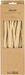 Creativ Company Chenilledraht 50 Stück, Beige, Länge: 30 cm, Durchmesser