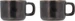 Villa Collection Espressotasse Fjord 100 ml, 2 Stück, Schwarz