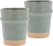 Villa Collection Kaffeebecher Evig 350 ml, 2 Stück, Grün