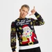 Christmas Sweats Have a Cold One With Santa LED