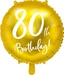 Partydeco Luftballon 80 Jahre - 45cm