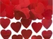Partydeco Confetti Hearts, red, 25mm, 10g (1 pkt / 1 pc.)