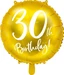 Partydeco Ballon 30 Jahre Aluminium in Gold