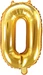 Partydeco Ballon Brief "O" in Gold