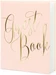 Partydeco Gästebuch Guest Book 20 x 24.5 cm, Rosa/Gold