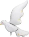 Partydeco Foil balloon Dove, 80x100 cm, mix (1 pkt / 1 pc.)