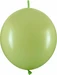 Partydeco Kettenballons Linking Dekoluftballon Olivegrün 33cm, 20 Stück