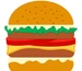 Paper + Design Papierservietten Airlaid Burger 33 cm x 33 cm, 12 Stück
