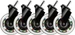 Deltaco Gaming Rainbow Casters