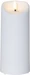 Star Trading LED-Kerze Pillar Flamme 7.5 cm x 18 cm, Weiss