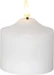 Star Trading LED-Kerze Pillar Flamme 7.5 cm x 9.5 cm, Weiss