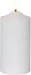 Star Trading LED-Kerze Pillar Flamme 7.5 cm x 17 cm, Weiss