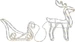 Star Trading Silhouette Tuby Deer