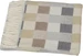 Hubatka Decke Karo 150 x 200 cm, Beige/Blau