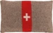 Eskimo Kissen Armee 40 x 60 cm, Braun/Rot