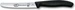 Victorinox Gemüsemesser Swiss Classic Bayerische Brotzeit silber, schwarz glatt, Klinge: 11,0 cm