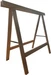 Holz Zollhaus Bockleiter aus Buche 90 x 80 cm, Naturfarben