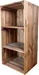 Holz Zollhaus Regal Vintage Shabby Hellbraun 40 x 75 cm