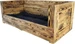 Holz Zollhaus Vintage Hunde-Sofa