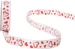 Spyk Geschenkband Herzen 25 mm x 25 m, Rot/Weiss