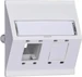 R&M DA-Dose, 60x60 2 Port Kat5/6 ws