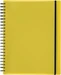 Kolma Notizbuch Easy A4 kariert gelb