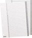 Kolma Register A4 strong 1-52 52-teilig grau