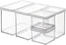 Rotho Vorratsdose Loft 5-teilig, 4.2 l, Transparent/Weiss