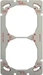 Feller Befestigungsplatte 1x1 Snapfix, Edizio.Liv