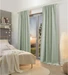 Stotz Decor Nachtvorhang mit Faltenband Flint, Blackout 135 cm x 300 cm