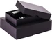 Brieger Versandkarton Ligne Noire 170 x 120 x 55 mm, Schwarz