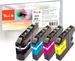 Peach Multi Pack - 4er-Pack - Schwarz, Gelb, Cyan, Magenta