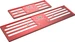 Grey Sheep Kennzeichenhalterset ProFrame 2, KFZ-lang, Velocity Red