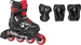 Rollerblade Inline-Skates Microblade Combo Schwarz/Rot, 36.5-40.5