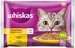 Whiskas Frischebeutel 85g Geflügel Auswahl in Gelee 7+ 4-Pack